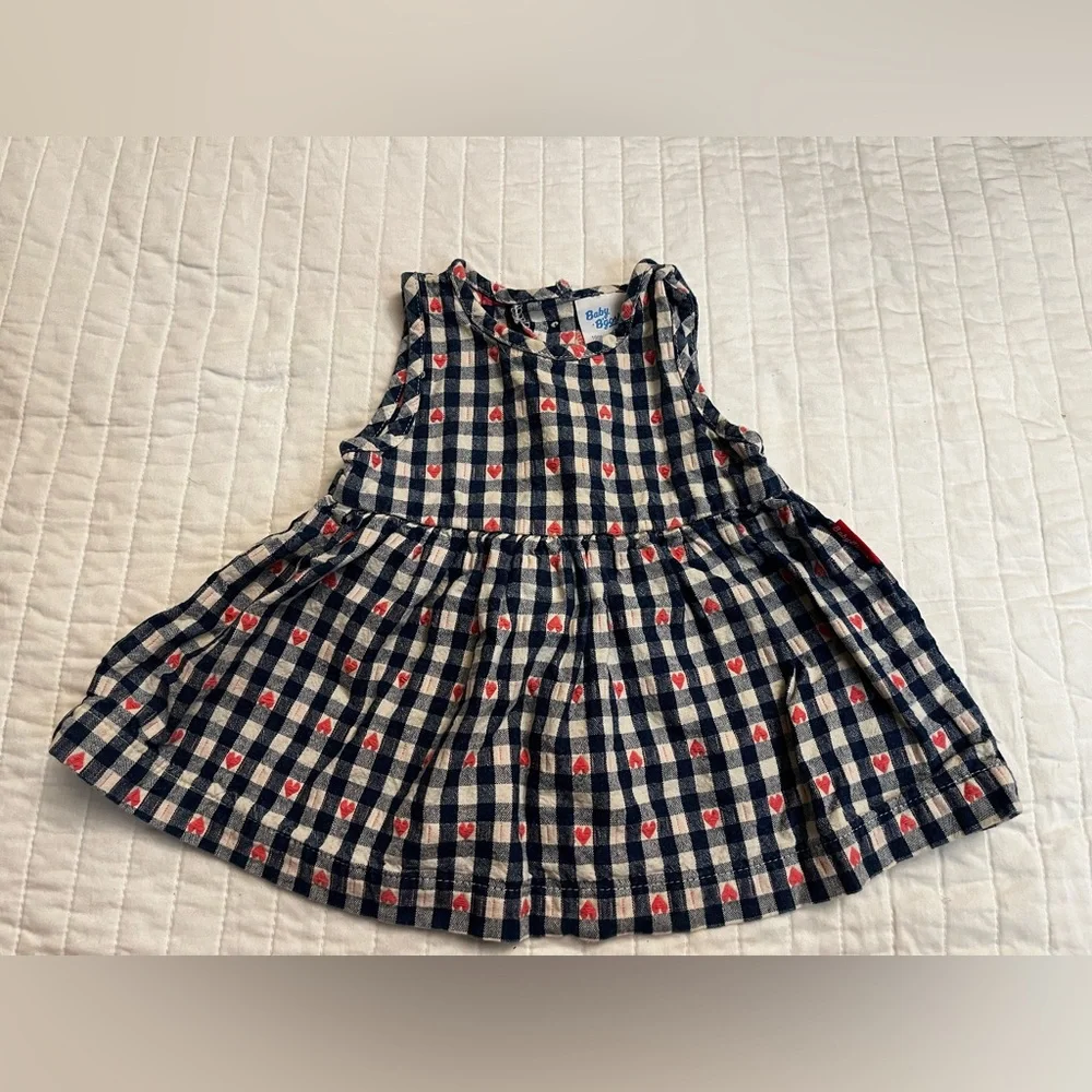 Vintage Osh Gosh baby b’gosh checkered dress